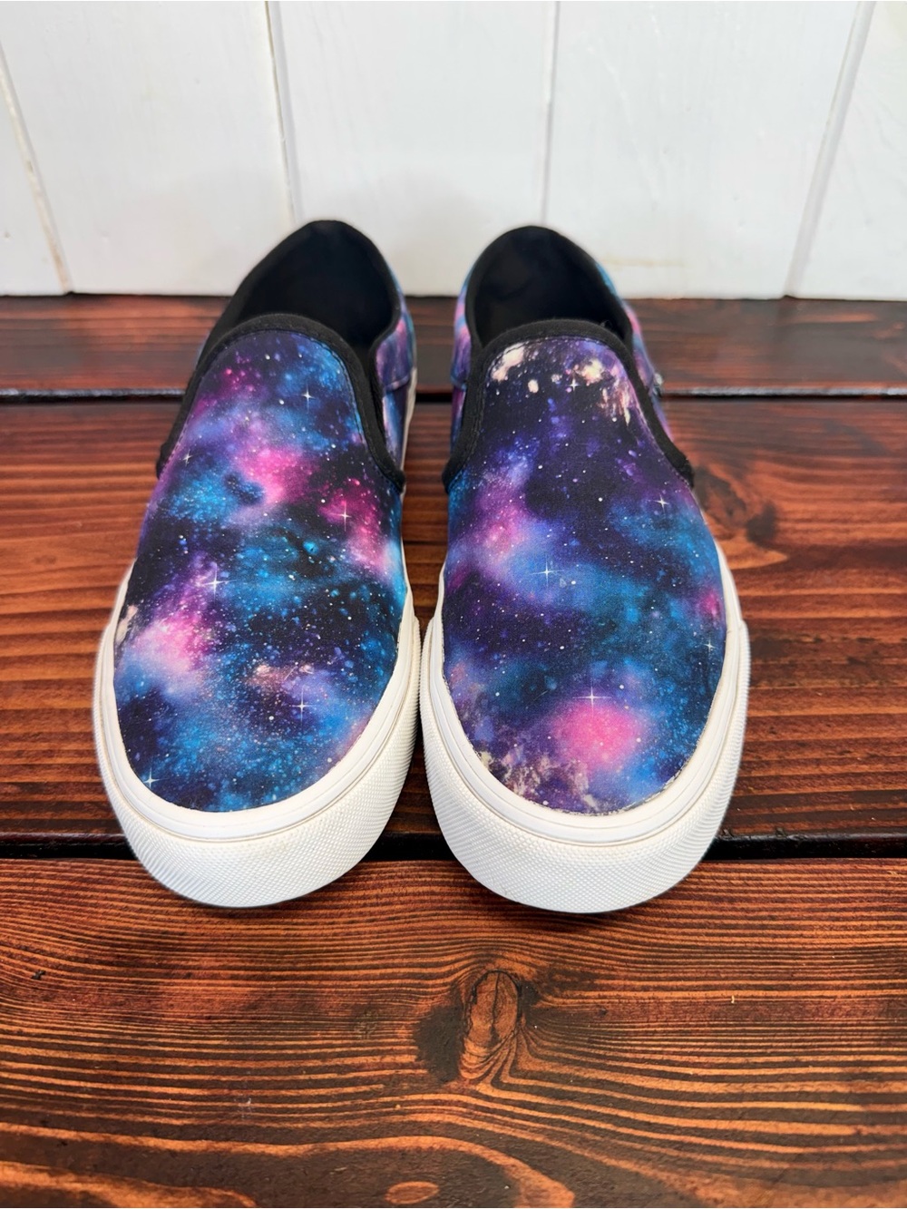 Vans Galaxy Print Slip-On Sneakers Women’s Size 8.5